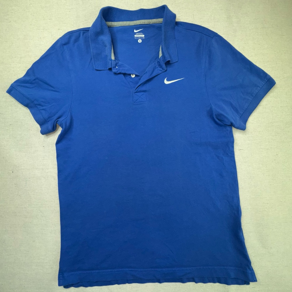 Nike Men's Vibrant Blue Polo Shirt SM
